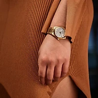 Citizen Sport Luxury Womens Gold Tone Stainless Steel Bracelet Watch Ew2702-59d