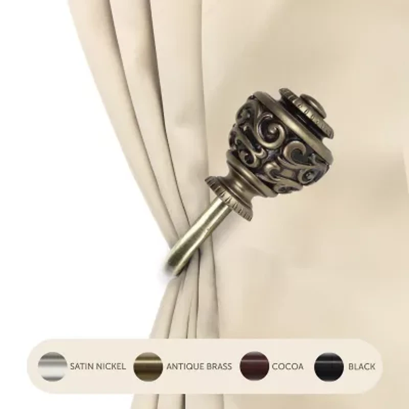 Rod Desyne Eleanor 2-pc. Curtain Holdback