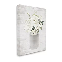 Stupell Industries White Floral Bouquet Country Canvas Art