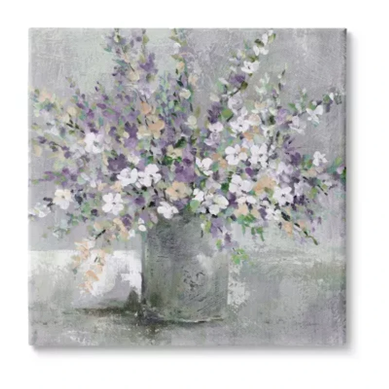Stupell Industries Blossoming Aster Flower Bouquet Canvas Art