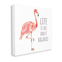 Stupell Industries Life Is About Balance Canvas Art