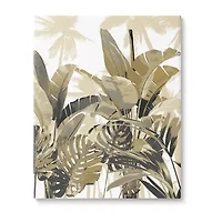 Stupell Industries Tropical Layered Summer Palms Canvas Art