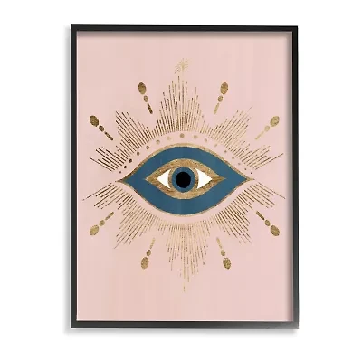 Stupell Industries Eye Glam Boho Framed Print