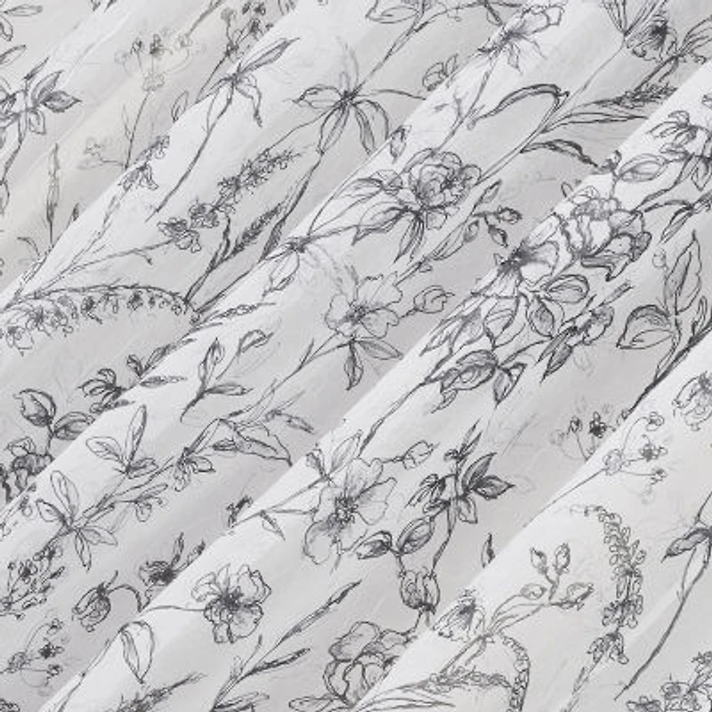 No 918 Ambree Rod Pocket Sheer Single Curtain Panel