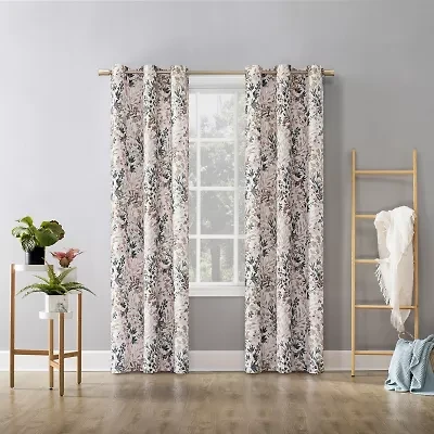No 918 Amelie Grommet Top Light-Filtering Single Curtain Panel