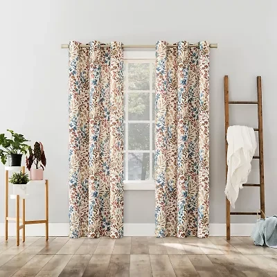 No 918 Amelie Grommet Top Light-Filtering Single Curtain Panel