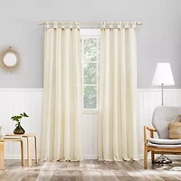 No 918 Hathaway Tab Top Sheer Single Curtain Panel