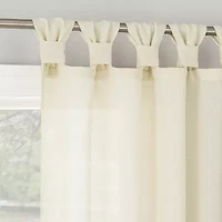 No 918 Hathaway Tab Top Sheer Single Curtain Panel