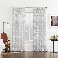 No 918 Kaz Rod Pocket Sheer Single Curtain Panel
