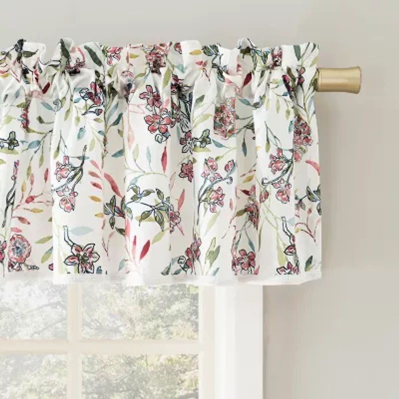 No 918 Lily Garden Rod Pocket Valance
