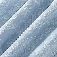 Sun Zero Pedra Back Tab 100% Blackout Single Curtain Panel