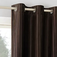 Sun Zero Cascade Grommet Top Blackout Single Curtain Panel