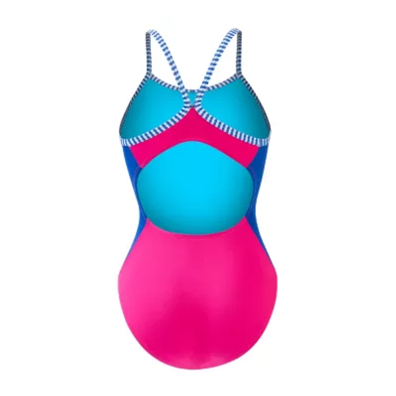 Dolfin Womens Easy-on + Easy-off Juniors One Piece Swimsuit