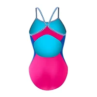 Dolfin Womens Easy-on + Easy-off Juniors One Piece Swimsuit