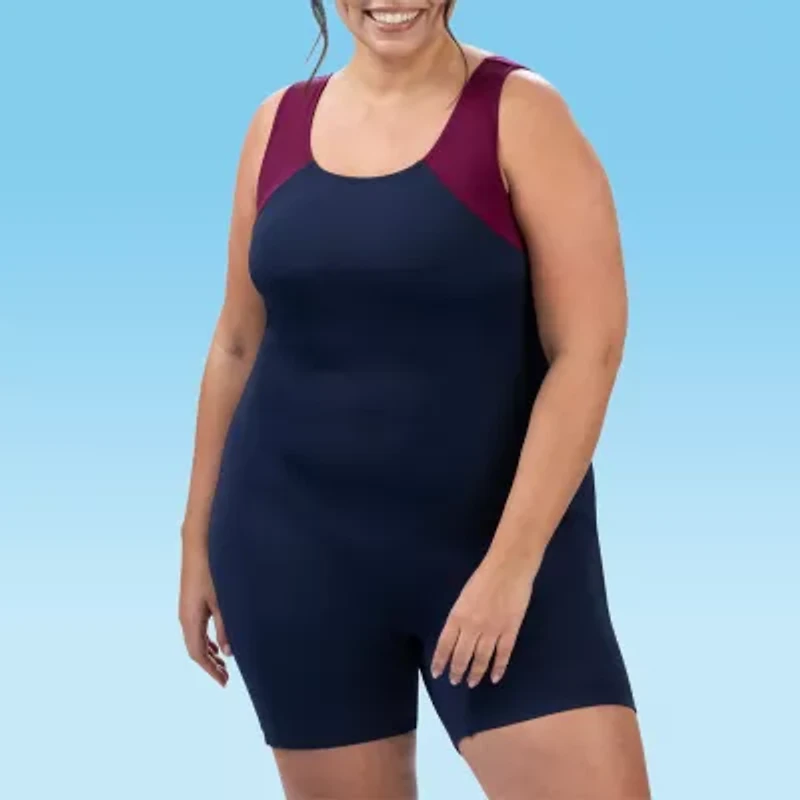 Dolfin Womens Easy-on + Easy-off One Piece Swimsuit