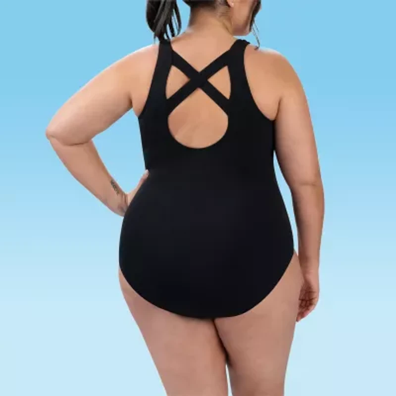 Dolfin Womens Easy-on + Easy-off One Piece Swimsuit