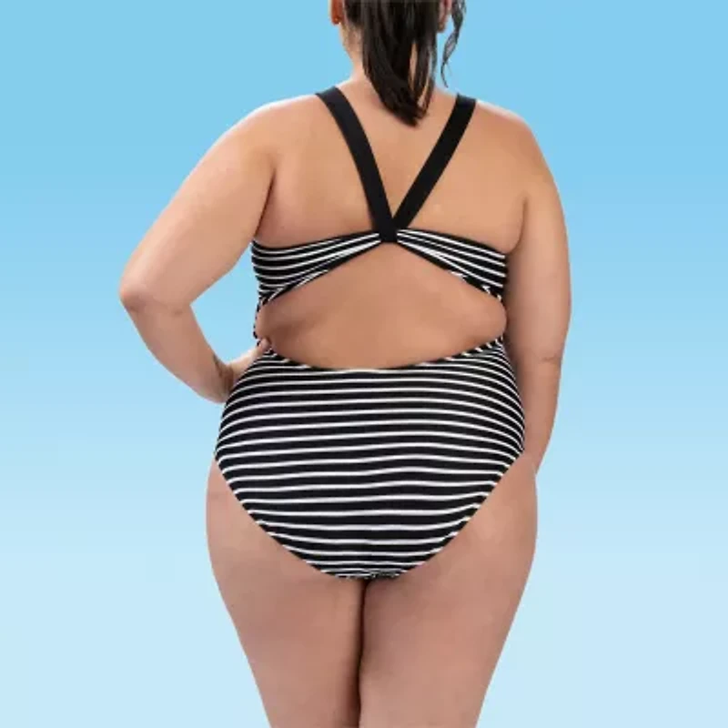 Dolfin Womens Easy-on + Easy-off One Piece Swimsuit