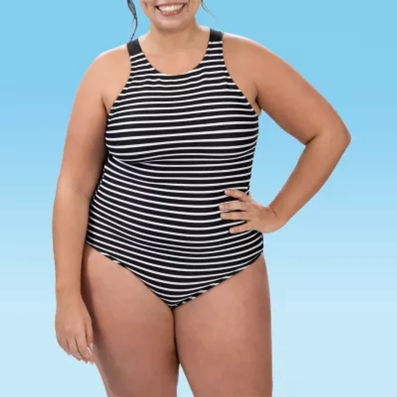 Dolfin Womens Easy-on + Easy-off One Piece Swimsuit