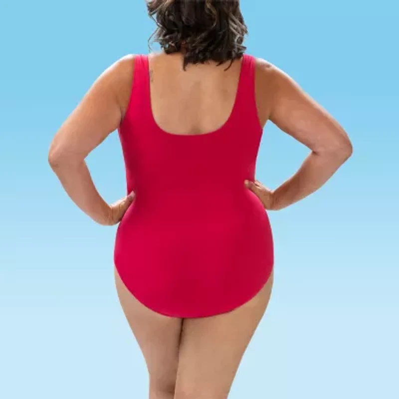 Dolfin Womens Easy-on + Easy-off One Piece Swimsuit