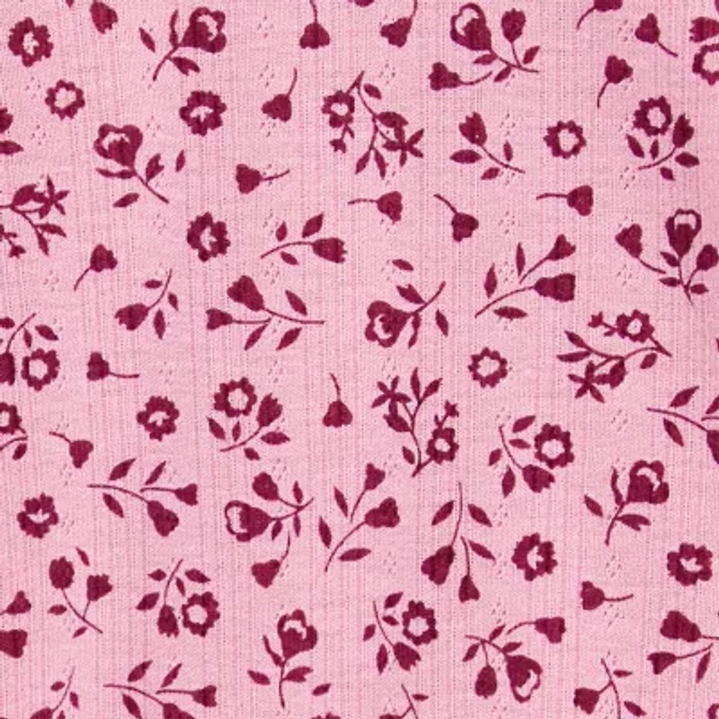 Okie Dokie Baby Girls Round Neck Long Sleeve T-Shirt