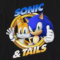Girls Crew Neck Short Sleeve Relaxed Fit Sonic the Hedgehog Graphic T-Shirt