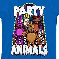 Boys Crew Neck Short Sleeve Relaxed Fit Five Nights at Freddys Graphic T-Shirt