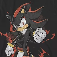 Boys Crew Neck Short Sleeve Relaxed Fit Sonic the Hedgehog Graphic T-Shirt