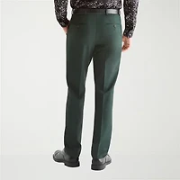 J. Ferrar Mens Slim Fit Dress Flat Front Pant