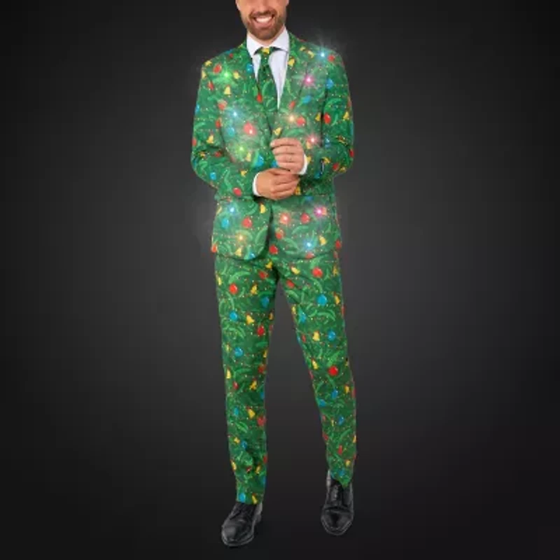 Suitmeister Christmas Mens 3-pc. Suit Set