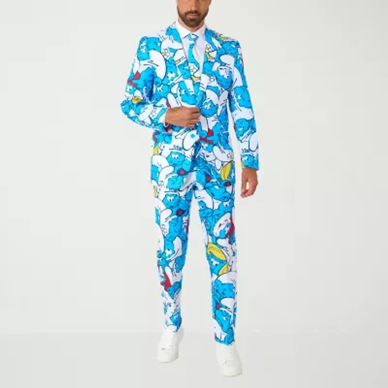 Opposuits Smurf Mens 3-pc. Suit Set