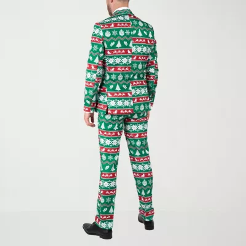 Suitmeister Christmas Nordic Mens 3-pc. Suit Set