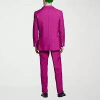 Suitmeister Ruby Red Joker Mens 3-pc. Suit Set