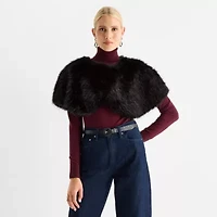 Worthington Wrap Faux Fur Scarf