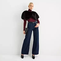 Worthington Wrap Faux Fur Scarf
