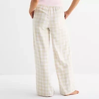 Arizona Body Womens Flannel Juniors Pajama Pants