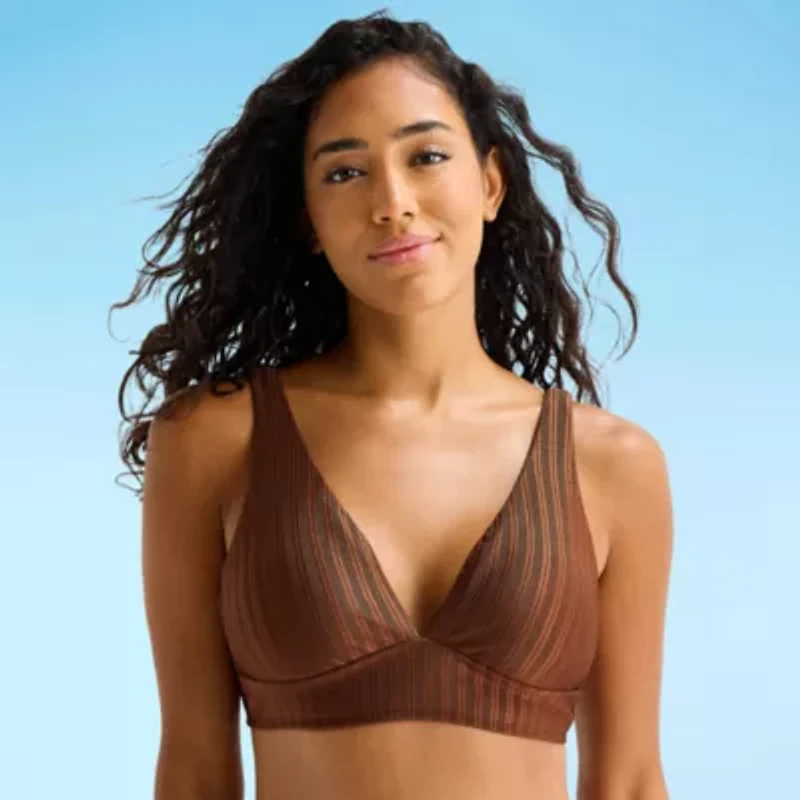 Mynah Womens Adjustable Straps Bralette Bikini Swimsuit Top