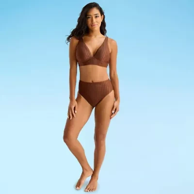 Mynah Womens Adjustable Straps Bralette Bikini Swimsuit Top