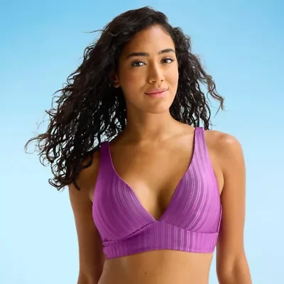 Mynah Womens Adjustable Straps Bralette Bikini Swimsuit Top