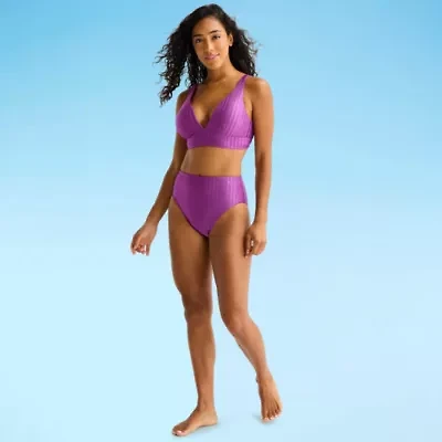 Mynah Womens Adjustable Straps Bralette Bikini Swimsuit Top