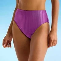 Mynah Womens Lined High Waist Bikini Swimsuit Bottom