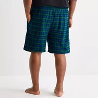 St. John's Bay Mens Flannel Big Pajama Shorts