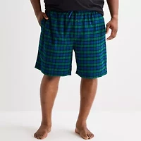 St. John's Bay Mens Flannel Big Pajama Shorts