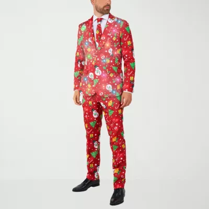 Suitmeister Christmas Mens 3-pc. Suit Set