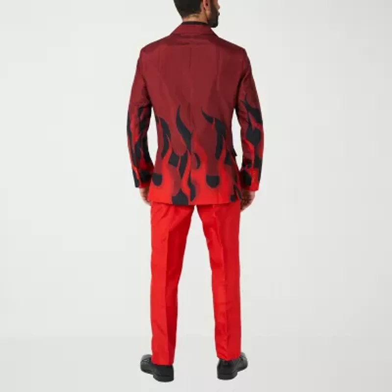 Suitmeister Red Flame Mens 3-pc. Suit Set