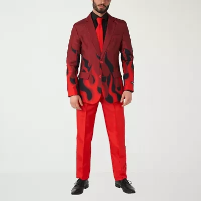 Suitmeister Red Flame Mens 3-pc. Suit Set