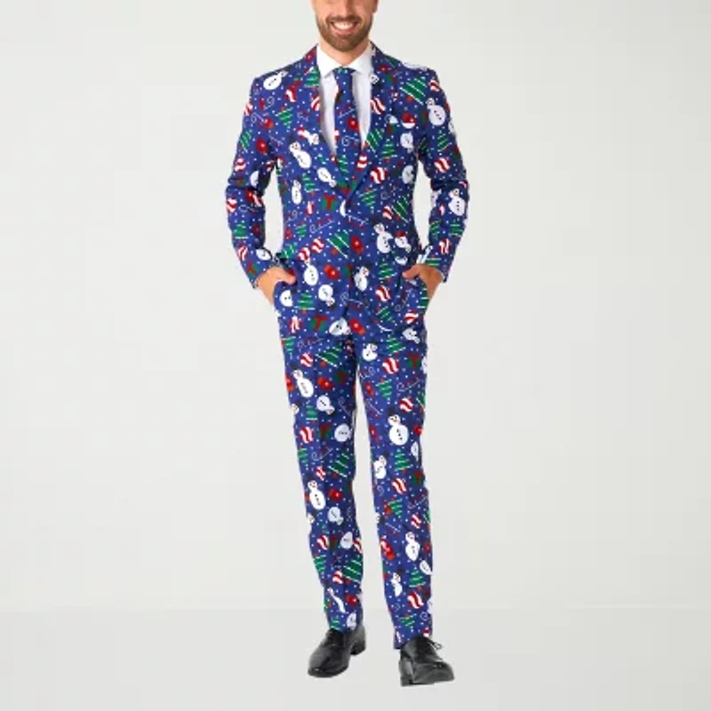 Suitmeister Christmas Mens 3-pc. Suit Set