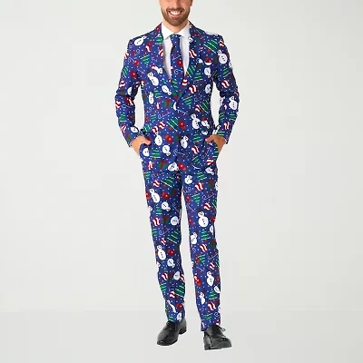 Suitmeister Christmas Mens 3-pc. Suit Set