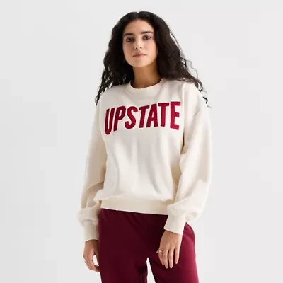 Arizona Womens Juniors Crew Neck Long Sleeve Sweatshirt