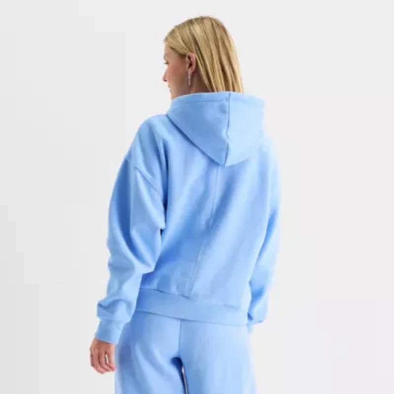 Arizona Womens Long Sleeve Fleece Active Hoodie