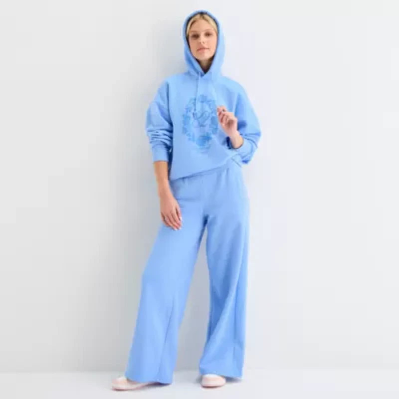 Arizona Womens Long Sleeve Fleece Active Hoodie